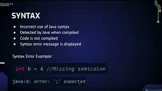 Java - Errors