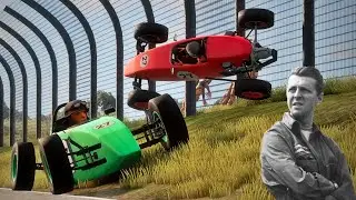 Reenactment Wolfgang von Trips Car Crash Formula 1 - BeamNG Drive
