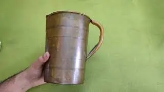 How to Clean Copper Utensil | How to polish Copper Utensil | Copper Jug Polishing | Metal polishing