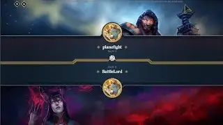 GODS UNCHAINED |  BattleLord vs PlaneFight Using Death Deck