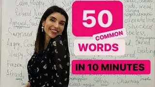 50 MOST COMMON RUSSIAN WORDS - BEGINNER VOCABULARY - FEELINGS 