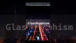 How to make Glassmorphism effects using HTML and CSS | Tutorial for beginners.