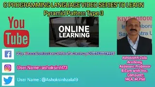 Pyramid Number Pattern with colorful and Blinking in C Programming Language