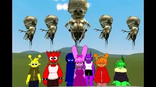 Sprunki Retake Human New VS ALIEN ARMY l Garry's mod