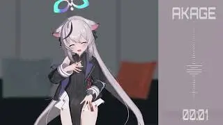 【MMD】Blue Archive - 『 AKAGE 』-【春原ココナKokona】
