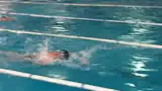 Luis nada 50 mts. libre en Metropolitano Master 2008