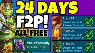 INSAINE F2P Progression - 24 Days F2P!!! [Raid: Shadow Legends]