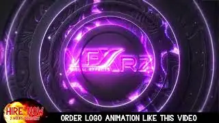 Luxury Neon Logo Animation | Hire Logo Animator | Best Logo Animation 2023 #logoanimation