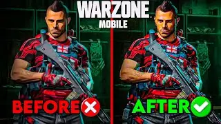 FIX Blurry Graphics Just BY 1 CLICK In WARZONE MOBILE... 🤯