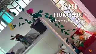 Paper craft / Flower crafts / How To Easy Flower Making / Flower Making / Paper Flower Pot Making
