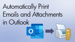 Print attachments in Outlook automatically