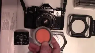 Camera Filters and  Canon A 1