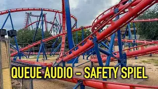 Scorpion - Queue Safety Spiel Audio - Busch Gardens Tampa (SBNO) Schwarzkopf