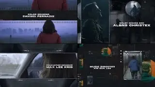 Film Credits / Title Sequence | After Effects Template