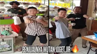Bocil Cina Joget Nasi Padang, Penjualnya Malah Ikutan Jir...