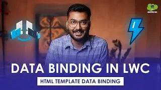 What Is Data Binding In Lightning Web Components ( LWC ) | HTML Template Data Binding | 