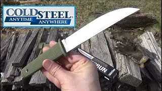 A New Knife For My Cold Steel Kobun Collection, Signature Kobun (S35VN) Overview, Bottle Sacrifice