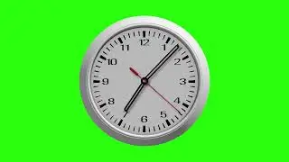 100% Free Green Screen - clock | Chroma Key Effect