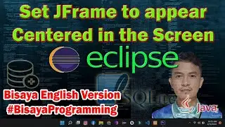 How to set JFrame to appear centered, regardless of monitor resolution? - Bisaya Programming
