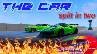 BeamNG DRIVE The car split in two