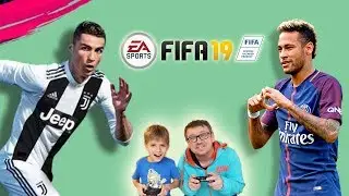 Ronaldo vs Neymar Jr Our 1st FIFA 19 video
