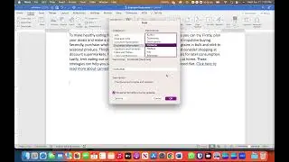 How to add a field code to a Word document (on a Mac)