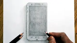 How to draw Android mobile phone