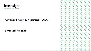 AAA - pass in 5 mins