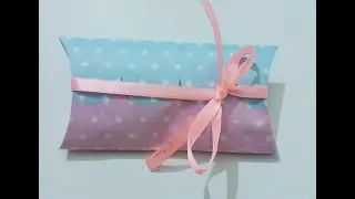 Paper Pillow Box #shorts #shortsvideo #ytshorts #diy