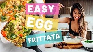QUICK and EASY Protein-Packed EGG FRITTATA Recipe! For Breakfast, Lunch, or Dinner