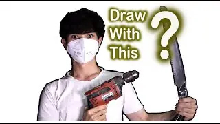 Can I Draw With woodworking tools ? ART CHALLENGE