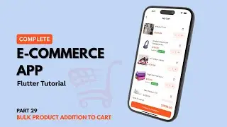 Part 29 | Flutter Firebase E-Commerce App | Add All Wishlist Items to Cart (Bulk Add) | Mobile App