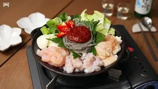 [韓国料理] 釜山の名物､#ナッコプセ 낙곱새の作り方！ ホルモンの韓国料理