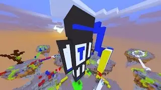 ГИГАНТСКИЙ ТЕРОСЕР НА БЭДВАРС! MINECRAFT BEDWARS!