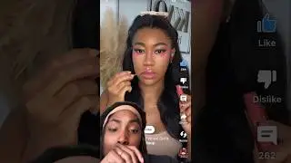 Blush contouring?! Let’s try it out 🎀#blush #blushhacks #pinkmakeuplook