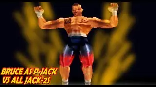 [TAS] Bruce As P-Jack VS All Jack-2s - Tekken 2 (Requested)