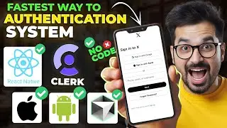 How to develop Authentication system for your React native Expo Mobile app using clerk for FREE
