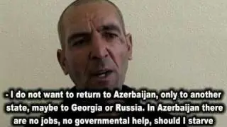 The Azerbaijani is talking about escape to Armenia With English subtitles