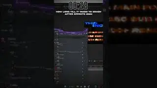 After effects 2024 Crash speedrun! 
