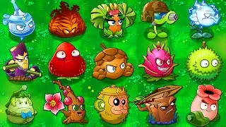 All Premium Plants vs Holo Head Zombie in Plants vs Zombies 2