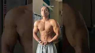 Before and After 100 push ups 