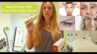 How To Reduce Fine Lines And Wrinkles At Home | Derma rolling Micro needling