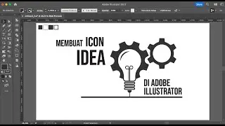 Cara membuat Icon idea lamp di adobe illustrator #adobeillustrator #digitalillustration #design