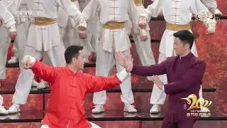 Màn biểu diễn võ thuật đón Xuân mãn nhãn của Chân Tử Đan và Ngô Kinh