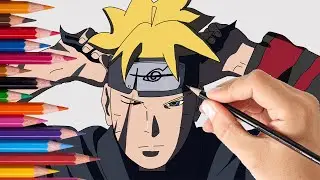 Drawing Boruto from Boruto: Naruto Next Generations