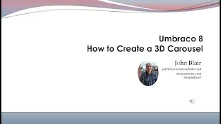 Umbraco 8 - How to Create a 3D Carousel