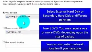 Windows 8.1 - Create and Restore Full Backup (System Image)