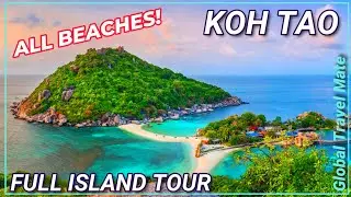 KOH TAO Island Tour All Beaches and More! 🇹🇭 Thailand
