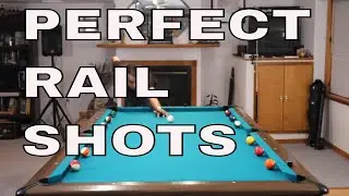PERFECT RAIL SHOTS ~ HOW TO MAKE RAIL SHOTS AND PLAY POSITION USING ENGLISH ~ POOL LESSONS