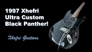 Xhefri's Ultra Custom BLACK PANTHER Fender Strat Plus - SOLD!